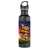 Disney's Toy Story 15 oz. Plastic Water Bottle Forky Buzz Light year Woody  Rex