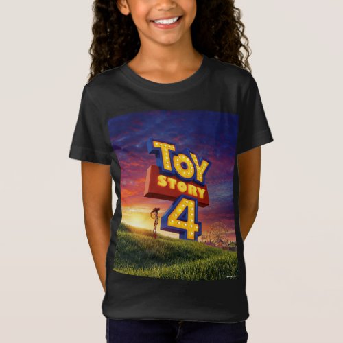 Toy Story 4  Woody On Field Theatrical Poster T_Shirt