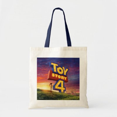 Toy Story 4 | Woody On Field Theatrical Poster Tote Bag