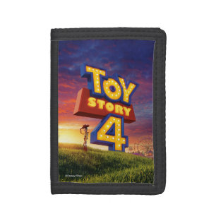 Toy Story 4 Woody On Field Theatrical Poster Tri-fold Wallet