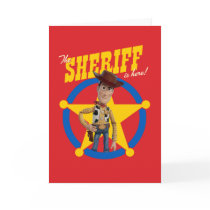 Toy Story 4 | Woody "The Sheriff Is Here" Card