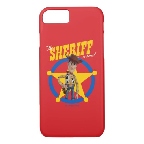 Toy Story 4  Woody The Sheriff Is Here iPhone 87 Case