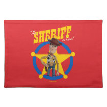 Toy Story 4 | Woody "The Sheriff Is Here" Cloth Placemat
