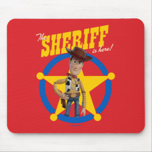 Toy Story 4 Woody "The Sheriff Is Here" Mouse Pad