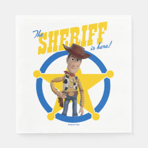 Toy Story 4 Woody "The Sheriff Is Here" Napkins