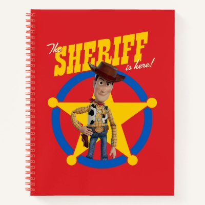 Toy Story 4 | Woody "The Sheriff Is Here" Notebook