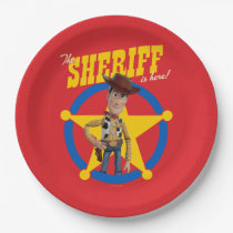 Toy Story 4 | Woody "The Sheriff Is Here" Paper Plate
