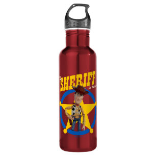 Toy Story 4 Woody "The Sheriff Is Here" Stainless Steel Water Bottle