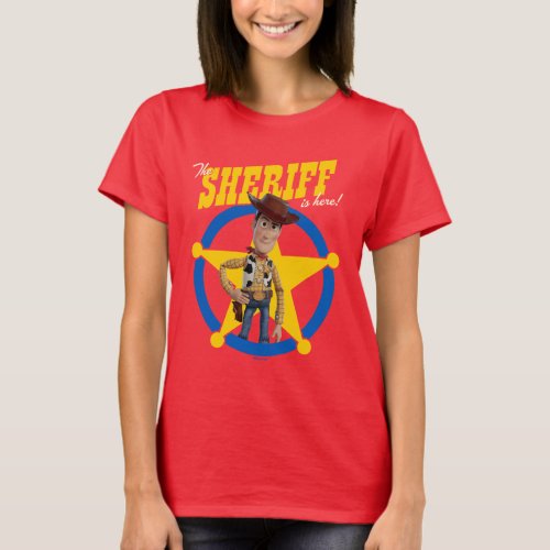 Toy Story 4  Woody The Sheriff Is Here T_Shirt