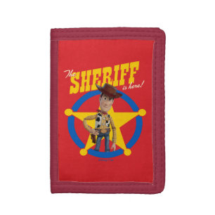 Toy Story 4 Woody "The Sheriff Is Here" Tri-fold Wallet
