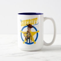 Toy Story 4 | Woody "The Sheriff Is Here" Two-Tone Coffee Mug