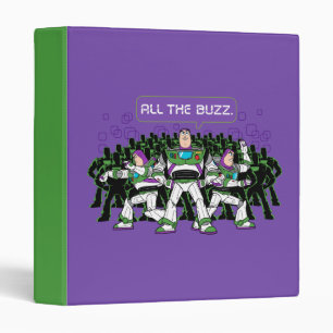 Toy Story 5 All The Buzz Lightyear 3 Ring Binder