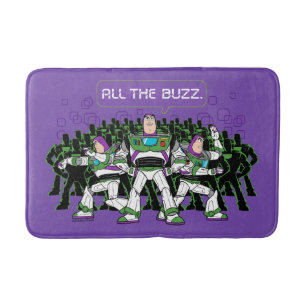 Toy Story 5 All The Buzz Lightyear Bath Mat