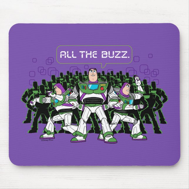 Toy Story 5 | All The Buzz Lightyear Mouse Pad (Front)