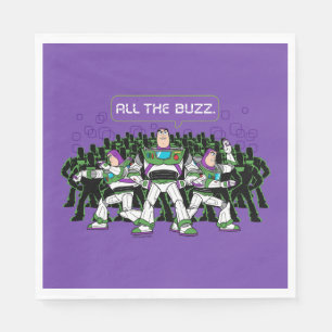 Toy Story 5 All The Buzz Lightyear Napkins