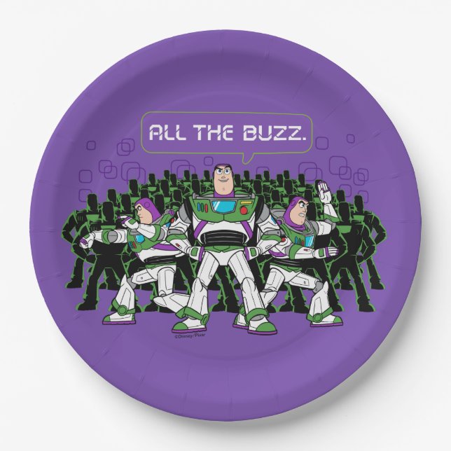 Toy Story 5 | All The Buzz Lightyear Paper Plates (Front)