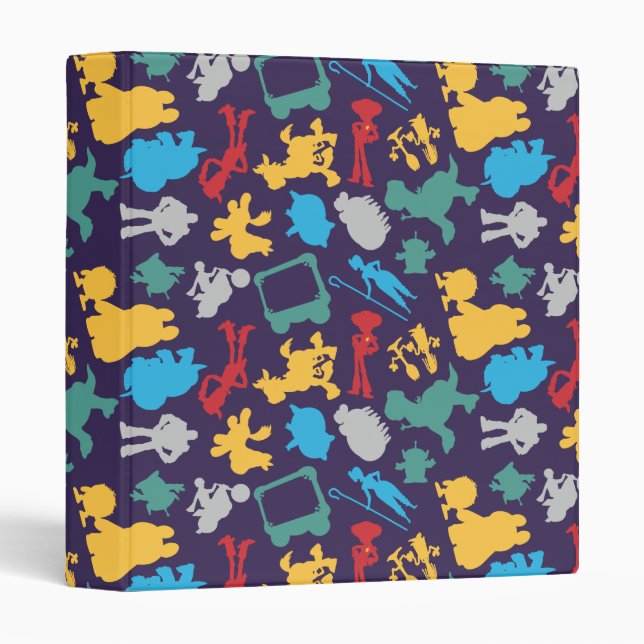 Toy Story 5 | Character Silhouette Pattern 3 Ring Binder (Front/Spine)