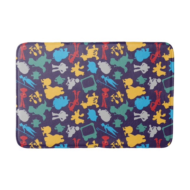 Toy Story 5 | Character Silhouette Pattern Bath Mat (Front)