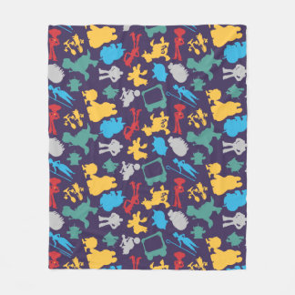 Toy Story 5 | Character Silhouette Pattern Fleece Blanket