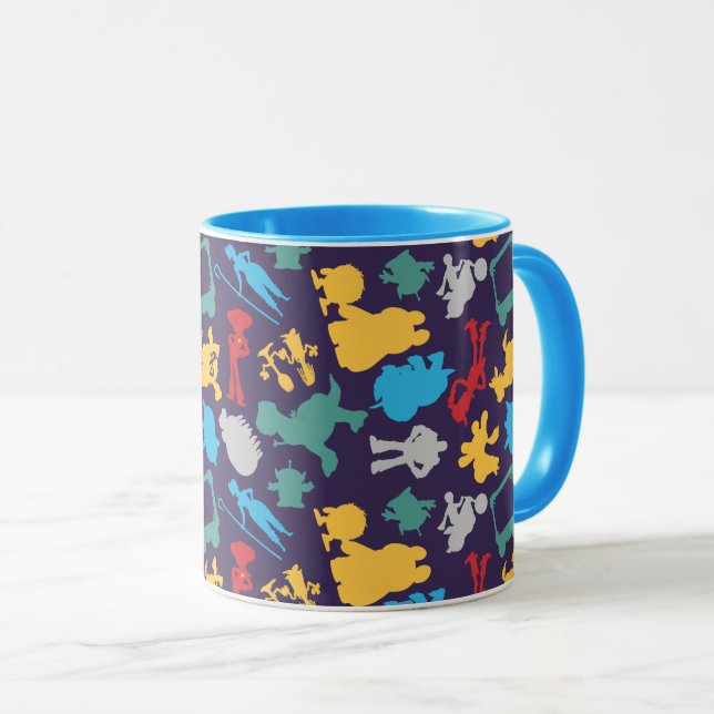 Toy Story 5 | Character Silhouette Pattern Mug (Front Right)