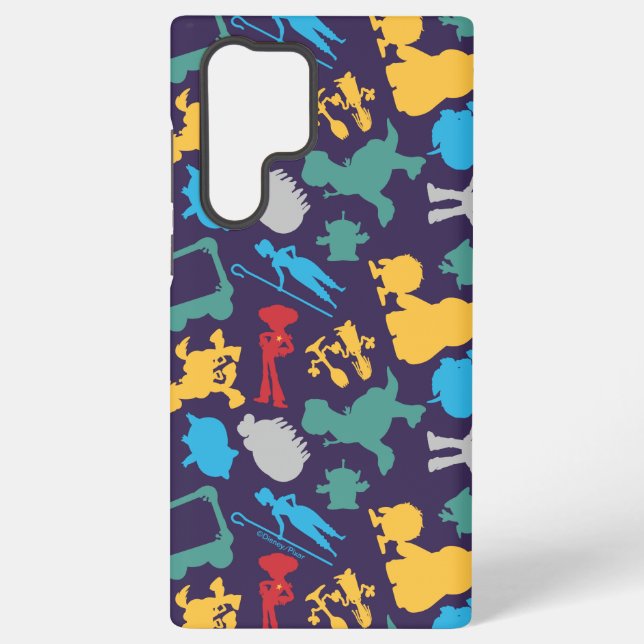Toy Story 5 | Character Silhouette Pattern Samsung Galaxy Case (Back)