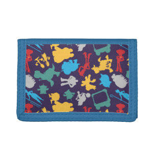 Toy Story 5 Character Silhouette Pattern Tri-fold Wallet