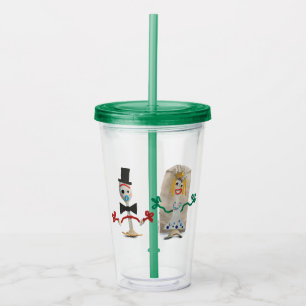 Toy Story 5 Forky & Karen Beverly Wedding Acrylic Tumbler