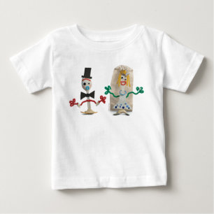 Toy Story 5 Forky & Karen Beverly Wedding Baby T-Shirt