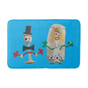 Toy Story 5 Forky & Karen Beverly Wedding Bath Mat