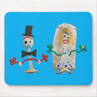 Toy Story 5 | Forky & Karen Beverly Wedding Mouse Pad