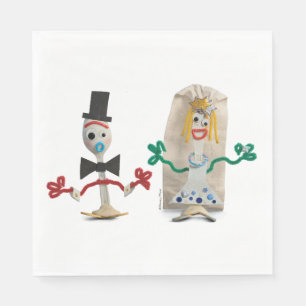 Toy Story 5 Forky & Karen Beverly Wedding Napkins