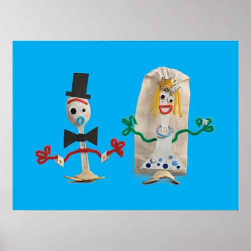 Toy Story 5 | Forky & Karen Beverly Wedding Poster