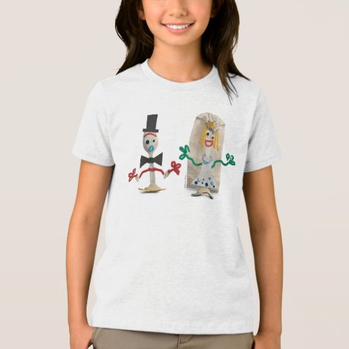 Toy Story 5 | Forky & Karen Beverly Wedding Tri-Blend Shirt
