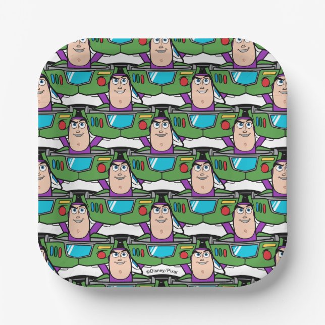 Toy Story 5 | Galactic Buzz Lightyear Squadron Paper Plates (Front)