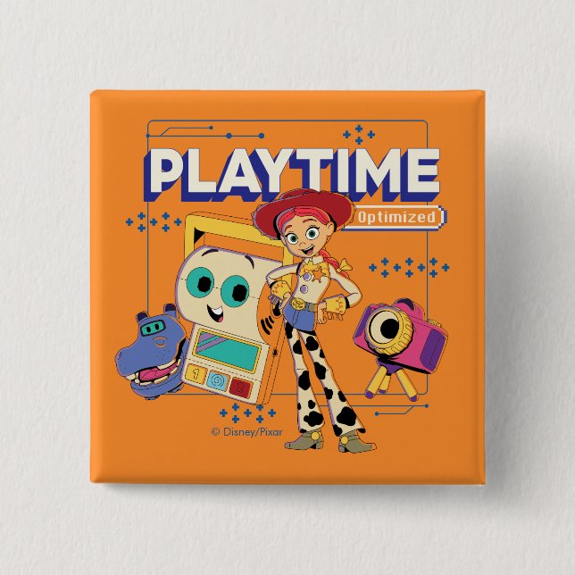 Toy Story 5 | Jessie Playtime Optimized Tech Button (Front)