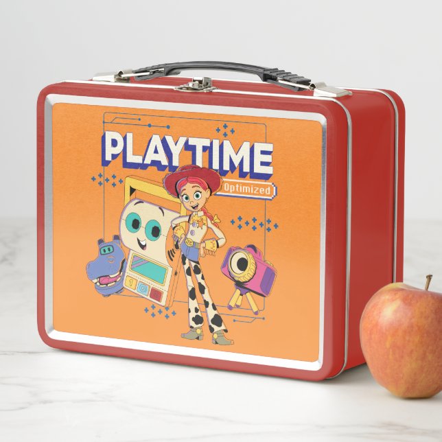 Toy Story 5 | Jessie Playtime Optimized Tech Metal Lunch Box | Zazzle