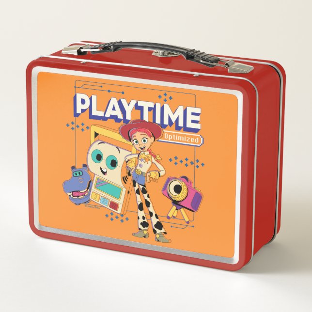 Toy Story 5 | Jessie Playtime Optimized Tech Metal Lunch Box | Zazzle