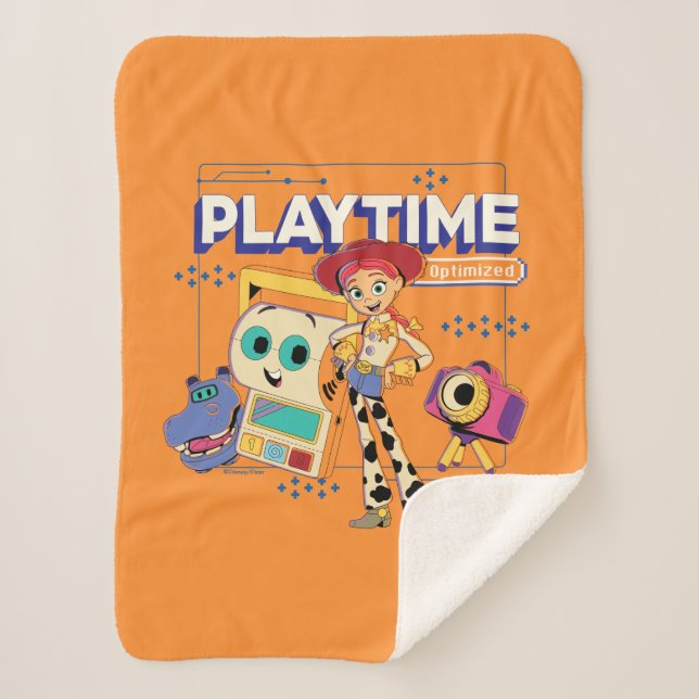 Toy Story 5 | Jessie Playtime Optimized Tech Sherpa Blanket (Front)