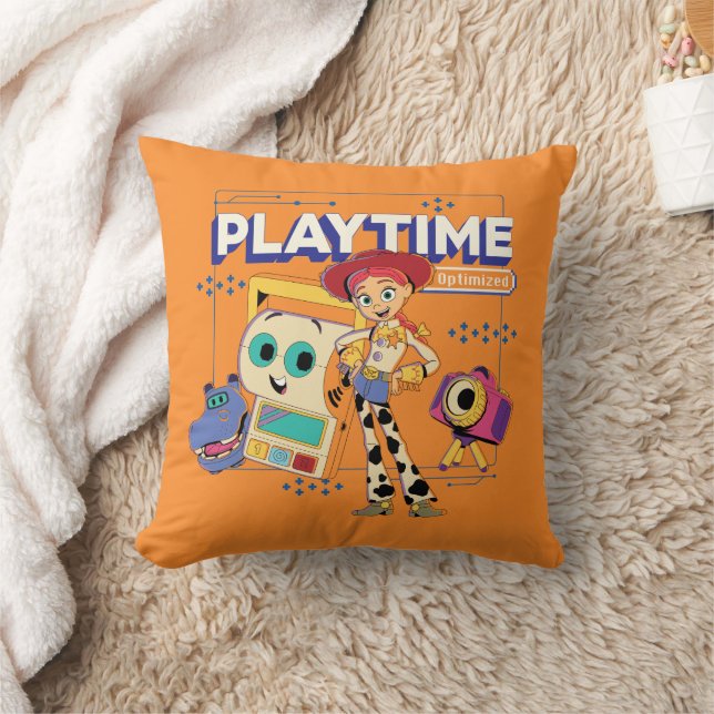 Toy Story 5 | Jessie Playtime Optimized Tech Throw Pillow (Blanket)