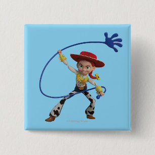 Toy Story 5   Jessie Sticky Hand Lasso Button