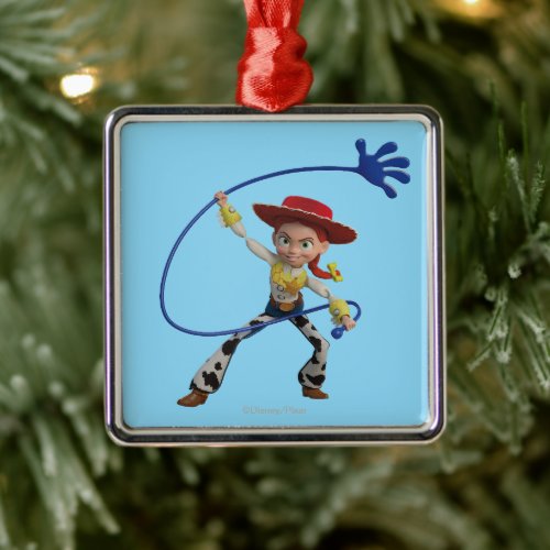 Toy Story 5 | Jessie Sticky Hand Lasso Metal Ornament