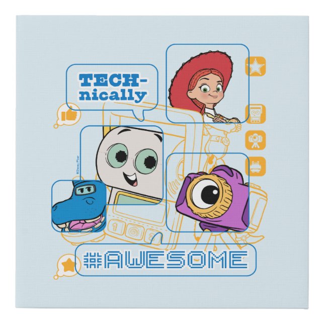 Toy Story 5 | Technically Awesome Faux Canvas Print (Front)