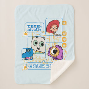 Toy Story 5 Technically Awesome Sherpa Blanket