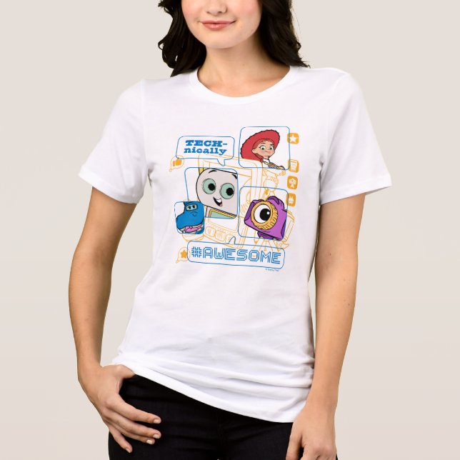 Toy Story 5 | Technically Awesome Tri-Blend Shirt (Front)