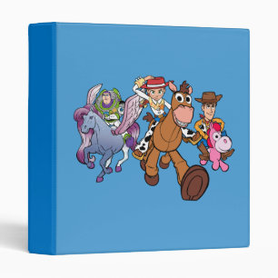 Toy Story 5 Woody, Jessie & Buzz Ride 3 Ring Binder