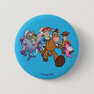 Toy Story 5   Woody, Jessie & Buzz Ride Button
