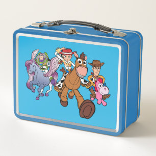 Toy Story 5   Woody, Jessie & Buzz Ride Metal Lunch Box