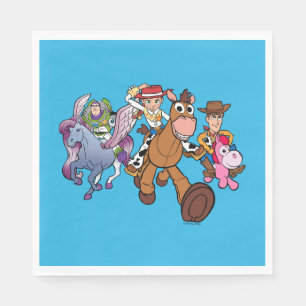 Toy Story 5   Woody, Jessie & Buzz Ride Napkins