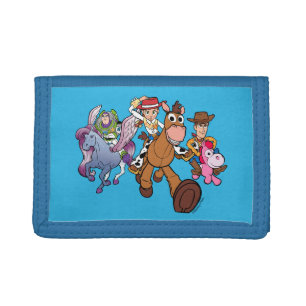 Toy Story 5 Woody, Jessie & Buzz Ride Tri-fold Wallet