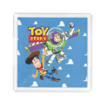 Toy Story 8Bit Woody and Buzz Lightyear Acrylic Tray
